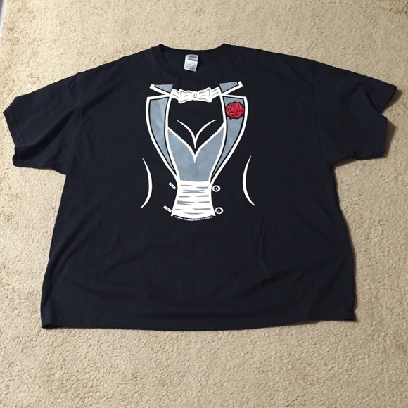 Tops - Unisex Tuxedo T-Shirt